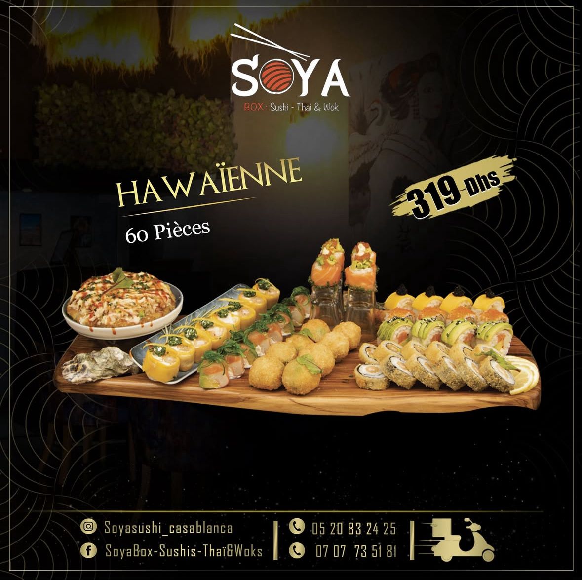HAWAIENNE 60pcs